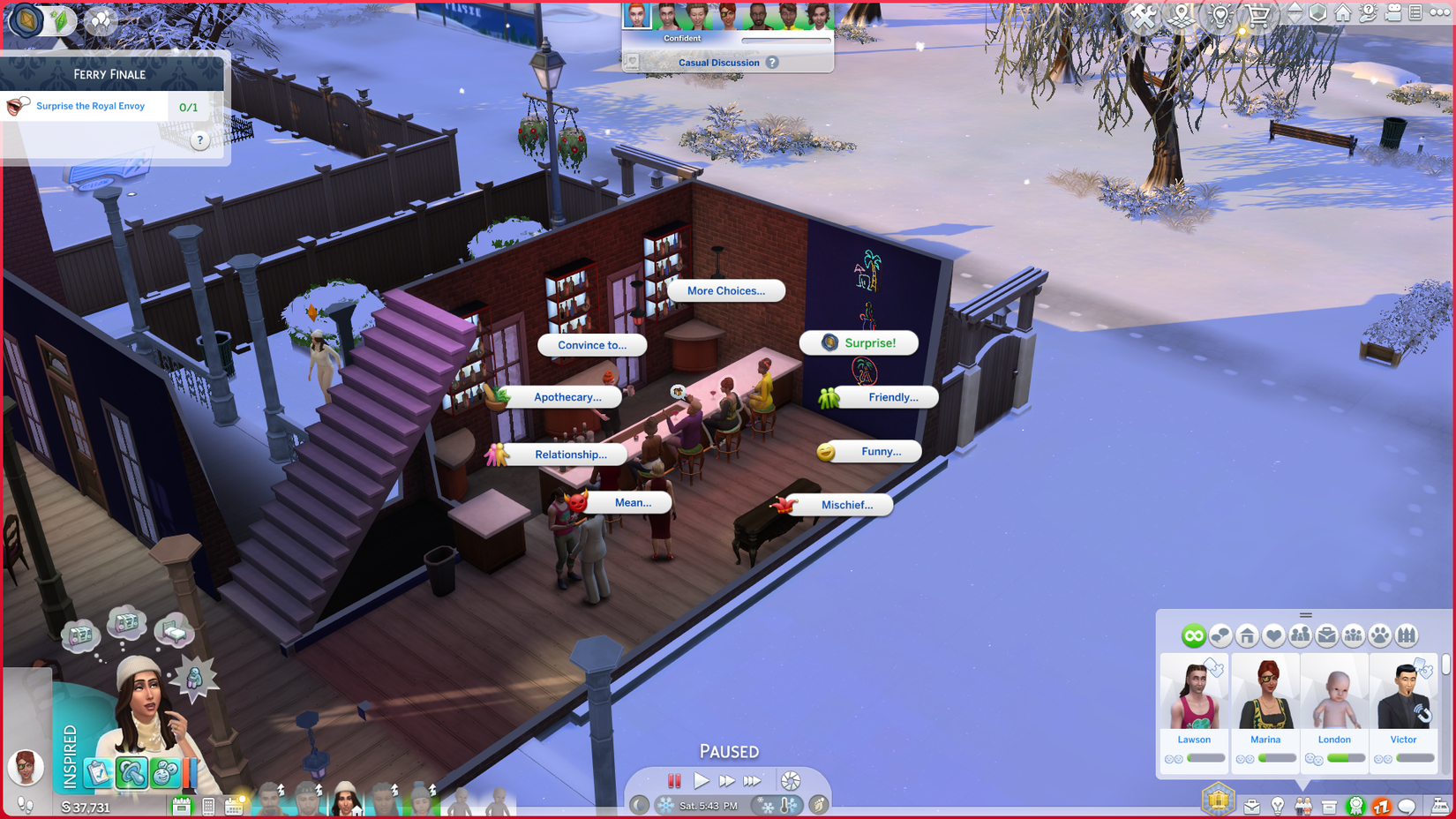 the sims 4 surprise the royal envoy