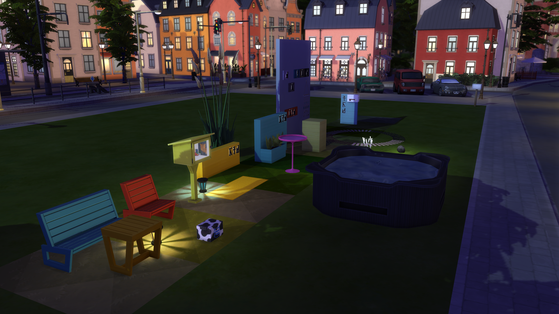 the sims 4 yard charm kit items