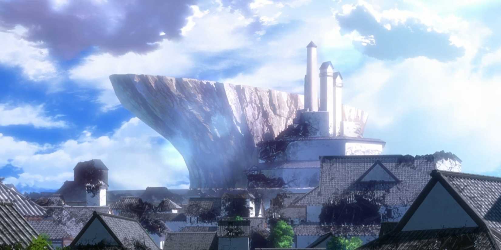 The Soul Society with Sokyoku Hill visible.