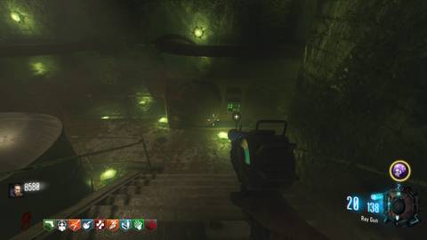 the steps to the underwater tunnel