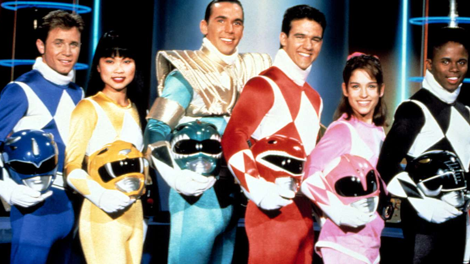The Team in Mighty Morphin Power Rangers