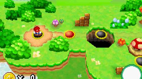 The world map in New Super Mario Bros (2006)