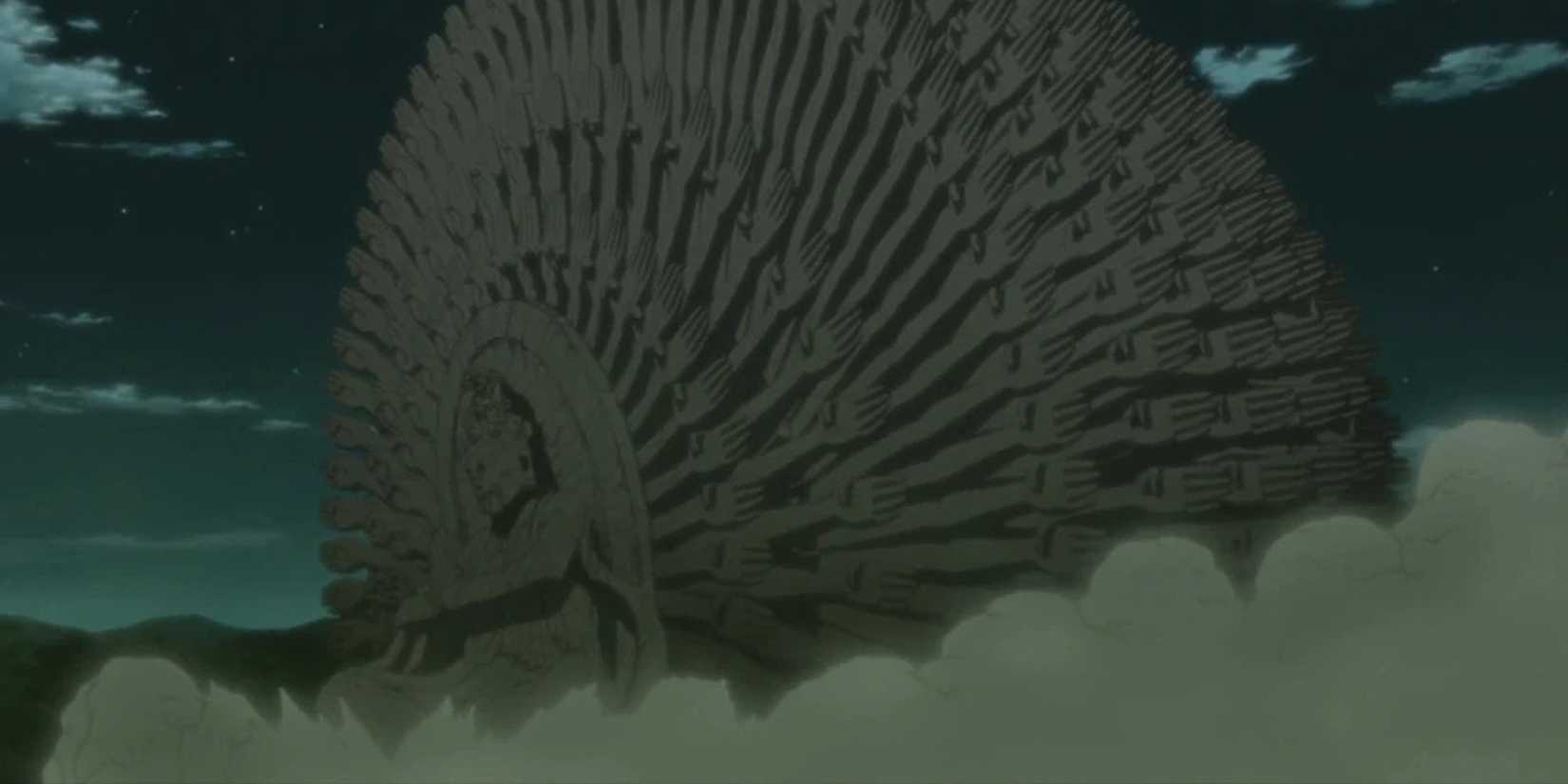 The thousand hands release jutsu is used at night.