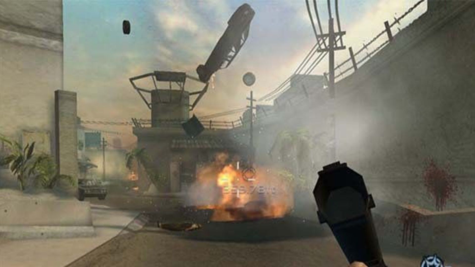 Throwing grenades in Cold Winter (2005)