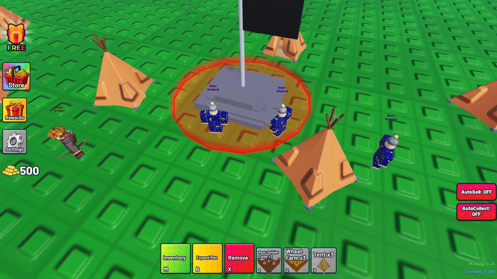 Tiny Empires characters