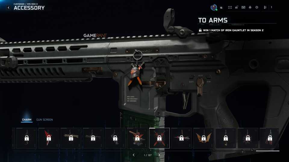 To Arms (Weapon Talisman) - Warzone