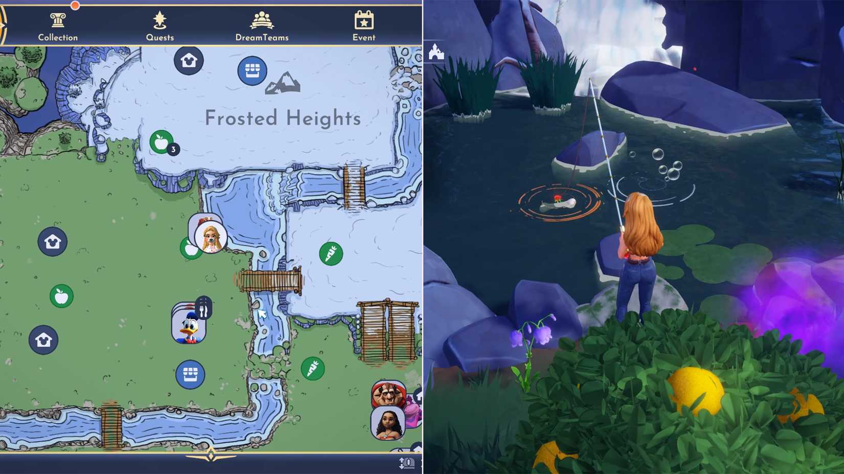 tramp bone location seek the border between forest and frost location in ddv