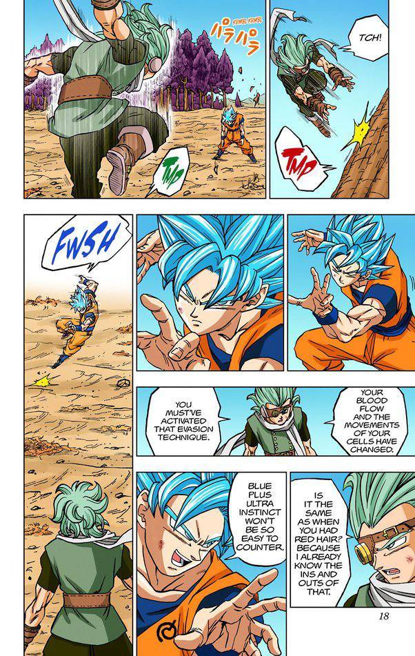True Ultra Instinct Goku using Super Saiyan Blue