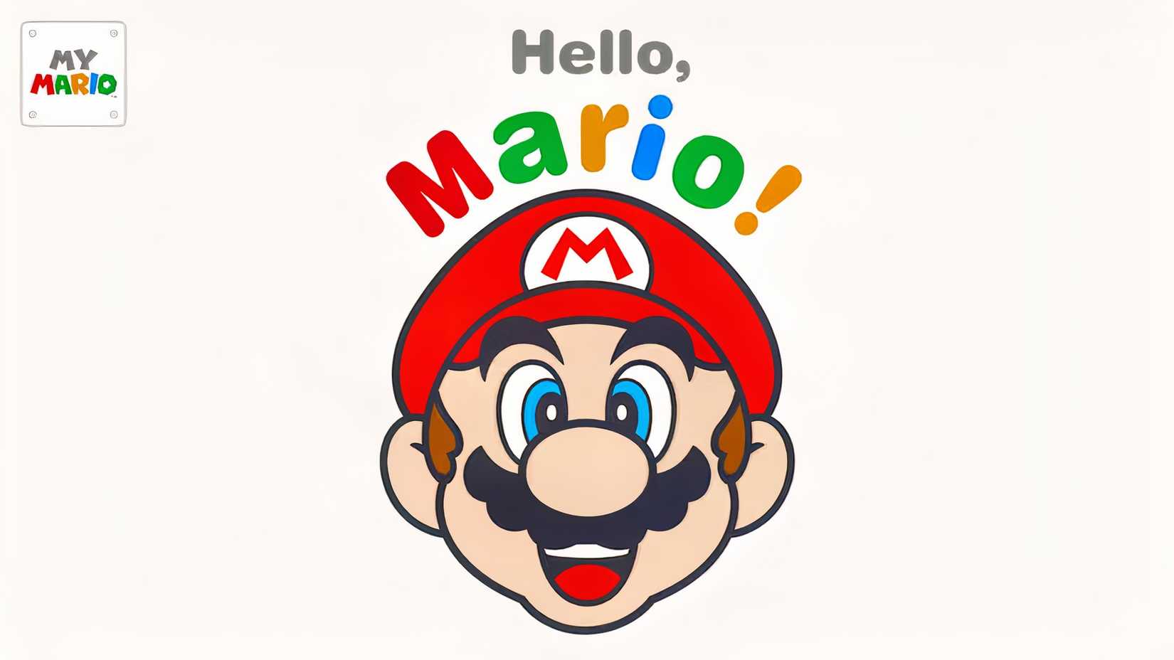 Hello, this is the Mario title screen.