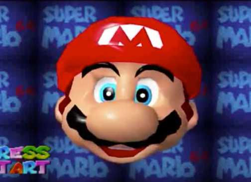 Super Mario 64 title screen