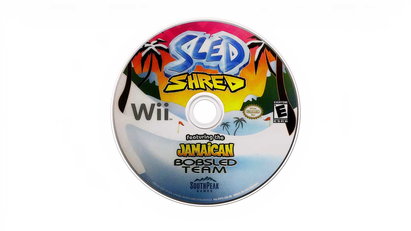 Sled Shred Wii disc