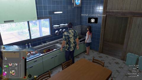 Use ingredients to cook dishes