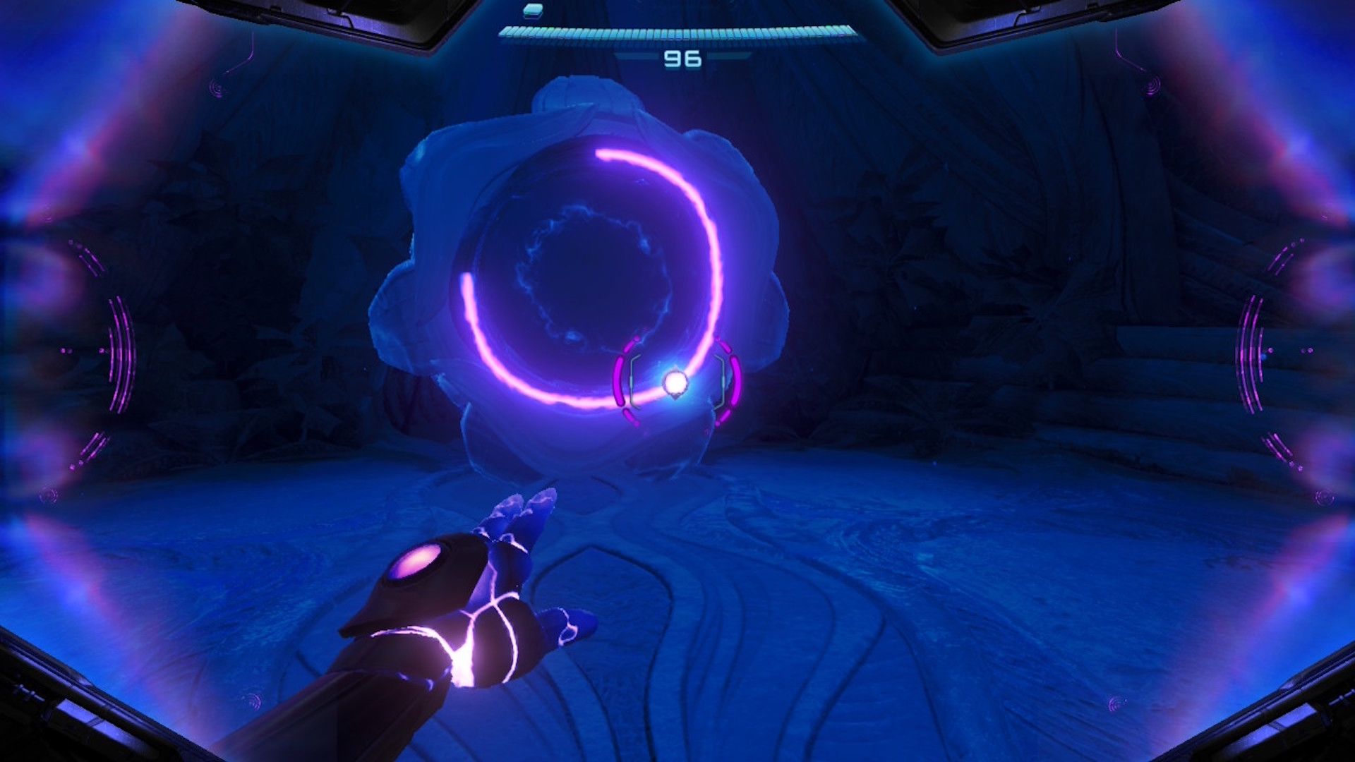 Using psychic energy in Metroid Prime 4 Beyond (2025)