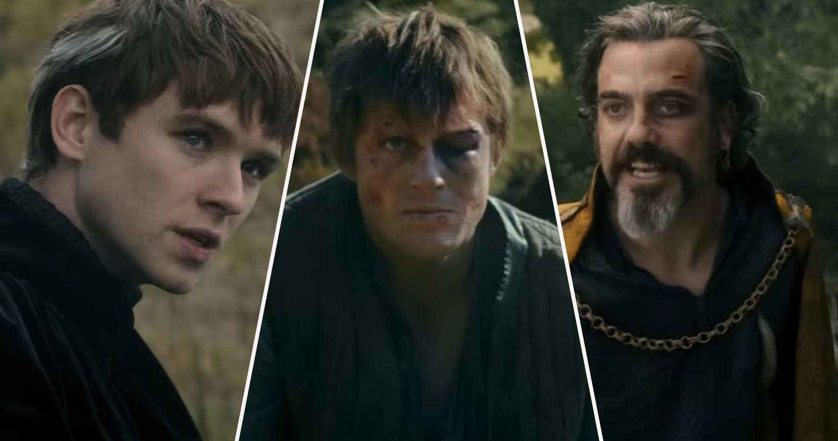 Valarr, Dunk, and Lyonel in A Knight of the Seven Kingdoms Episode 6