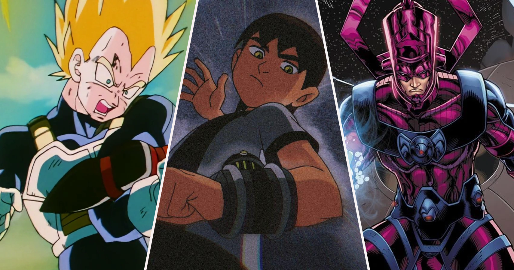 Vegeta, Ben 10, and Galactus