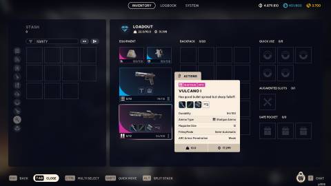 Venator + Vulcano + Looting Mk. 3 (Cautious) Augment ARC Raiders (3)