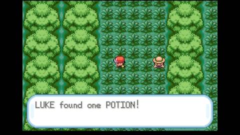 Viridian Forest Pokemon FireRed LeafGreen Hidden Potion near northern entrance in front of Bug Catcher Sammy