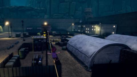 Walking on a tightrope in Sand Land (2024)