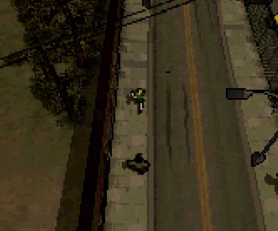 Walking the streets in Grand Theft Auto Chinatown Wars (2009)