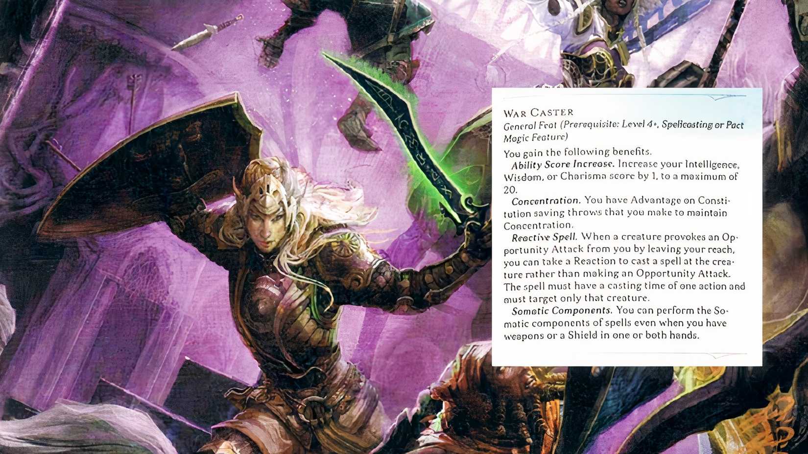 War Caster Feat in the 2024 Revised Edition Rules 