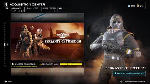 warbond for the portable hellbomb