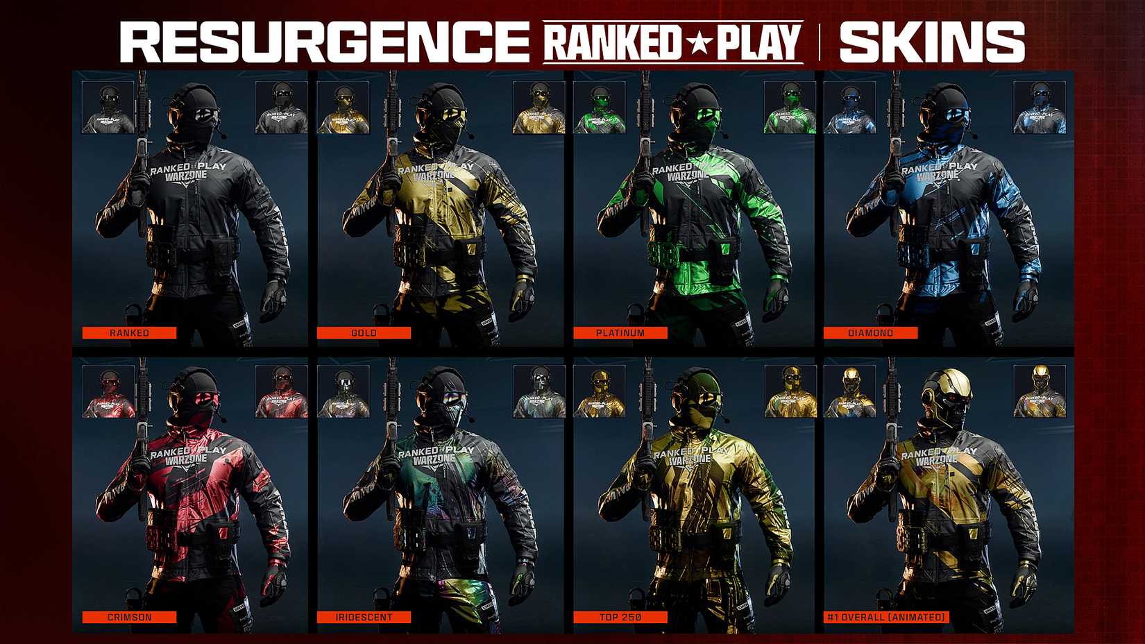 Ranked Operator Cod Skin All Black Ops 7 & Warzone Season 2 Ranked Play Rewards