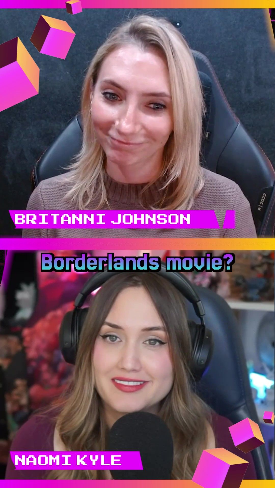 What did Brittani Johnson, who played live action Angel in Borderlands, think of the Borderlands movie
