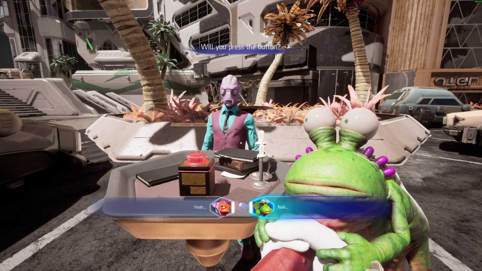 What happens if I press the red button for 500 pesos in Life 2?