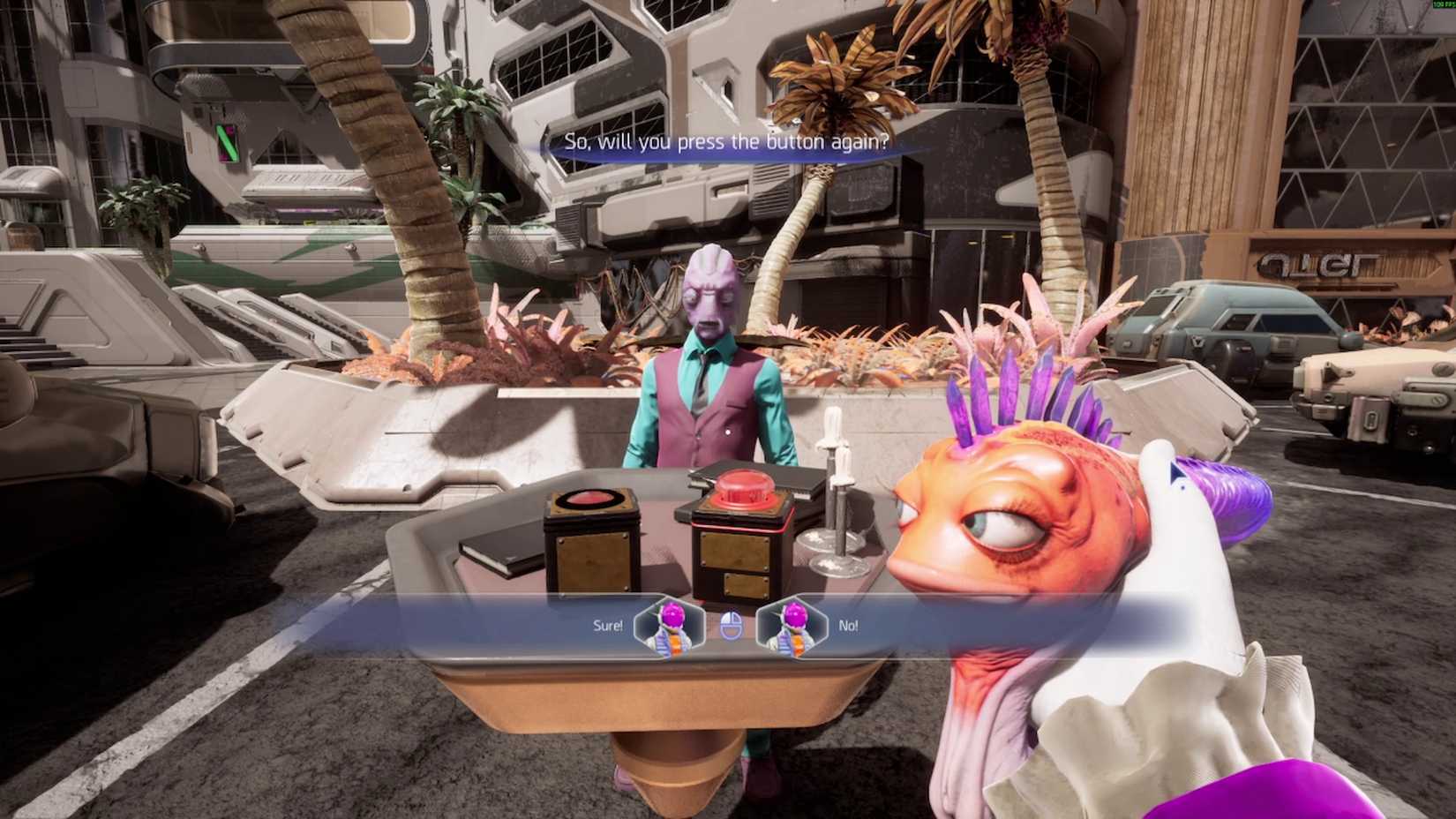 What happens when you press the red button for 1 million pesos in Life 2?