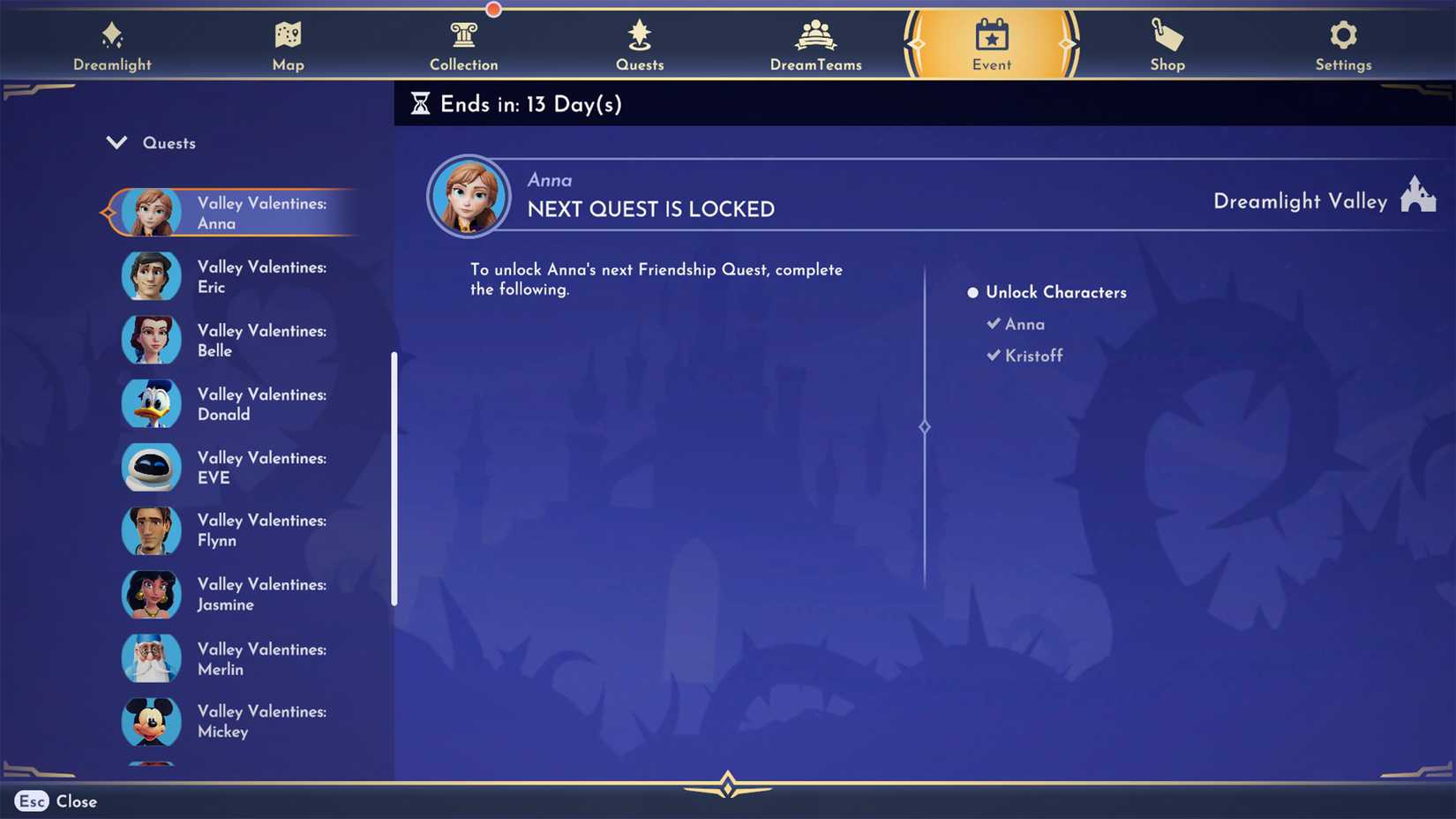 where to find quests for the valley valentines event in ddv disney dreamlight valley