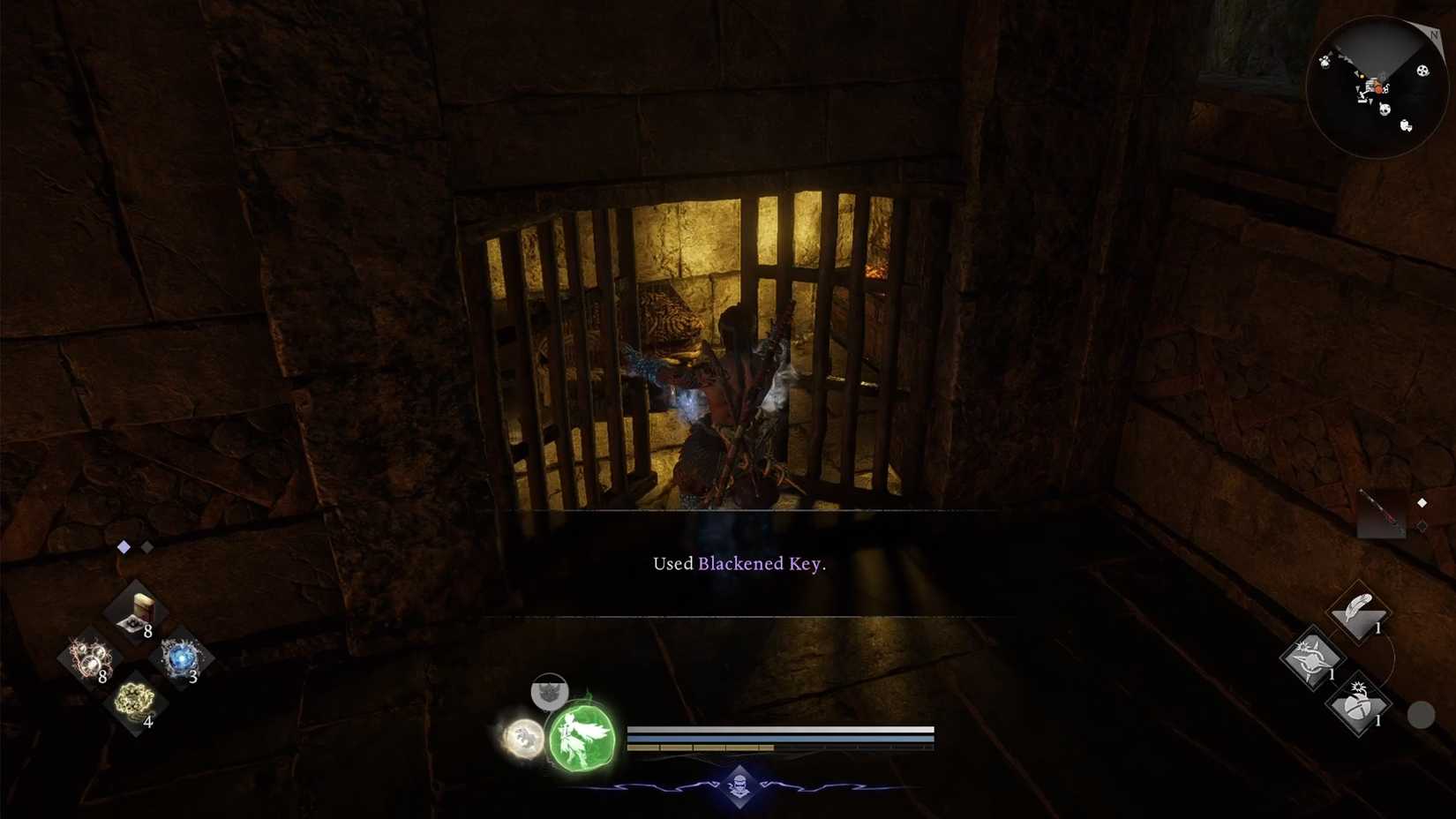 Where to use black key 2 in nioh 3