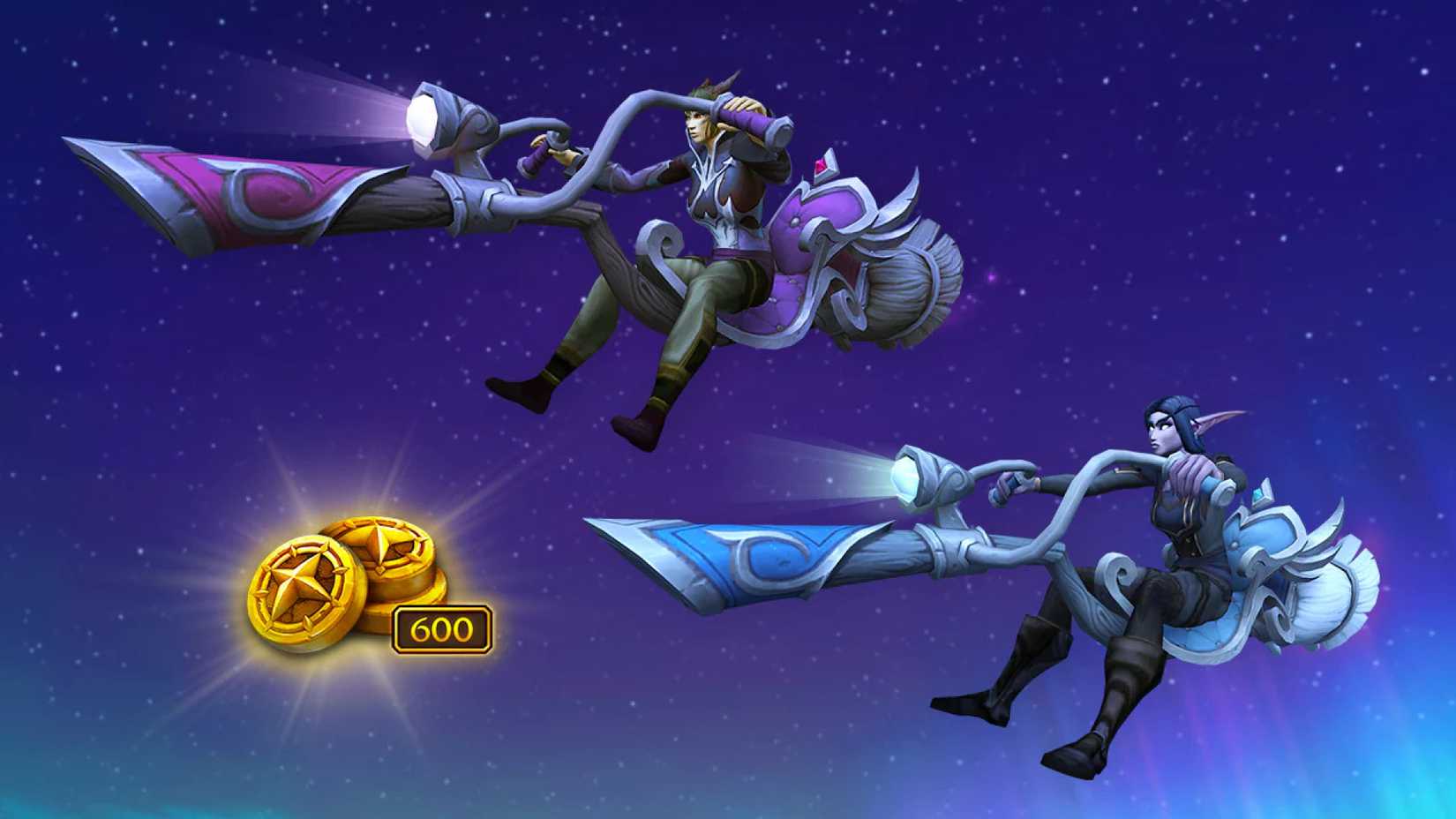 world of warcraft enchanted sweeper bundle broom mounts trader's tender 2025