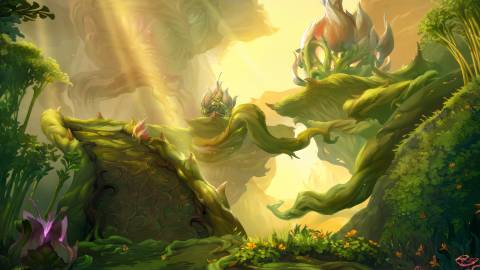 world of warcraft harandar art flowers