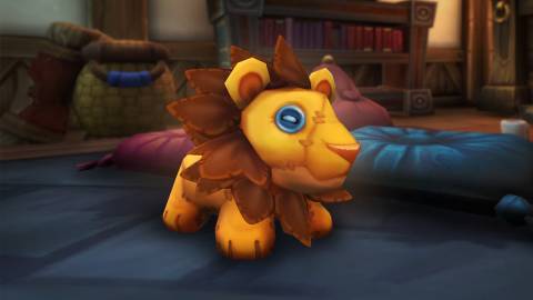 world of warcraft housing decor cash shop catalog beloved lion plushie