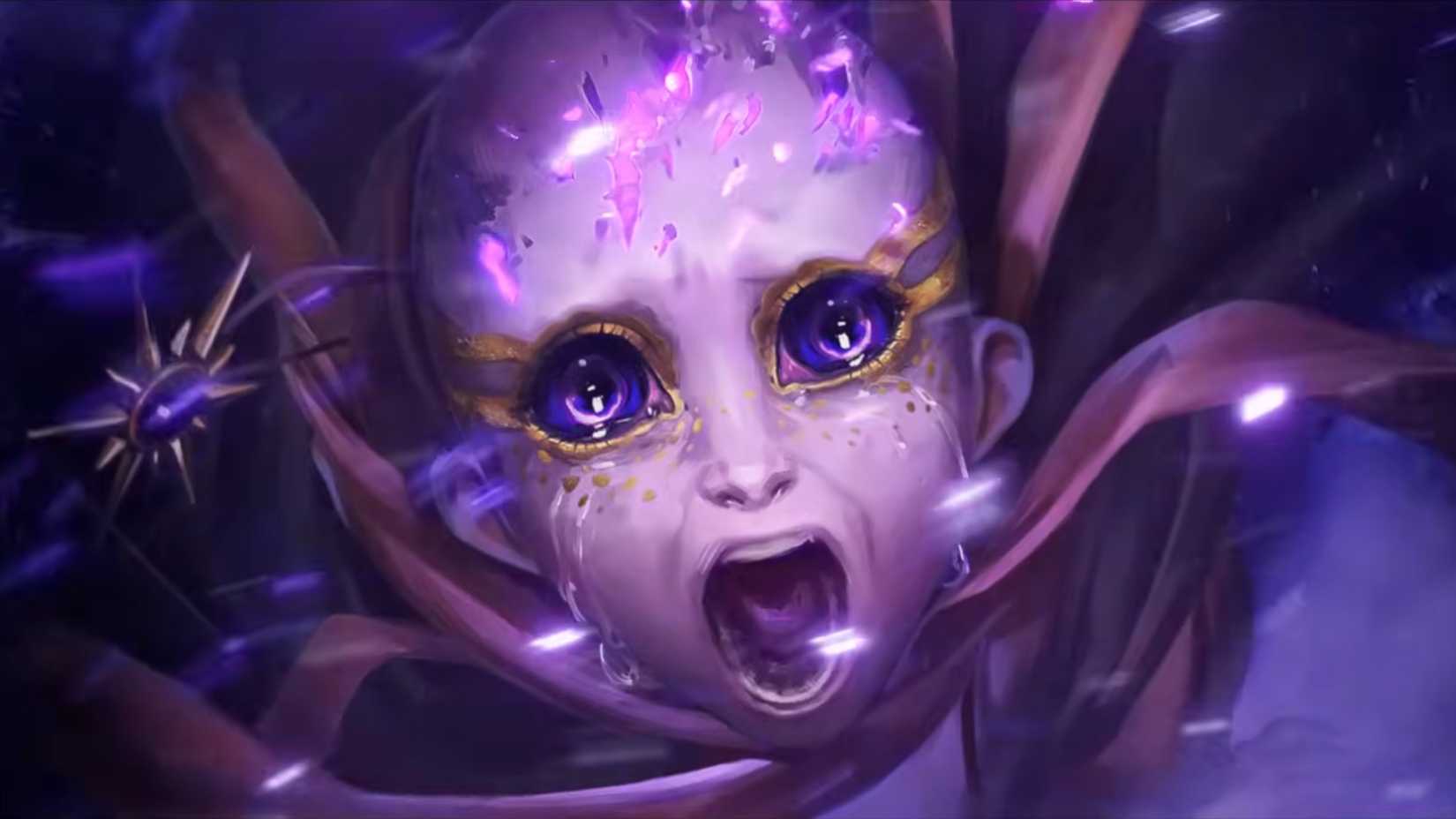 world of warcraft midnight supremacy xal'atath human form face closeup
