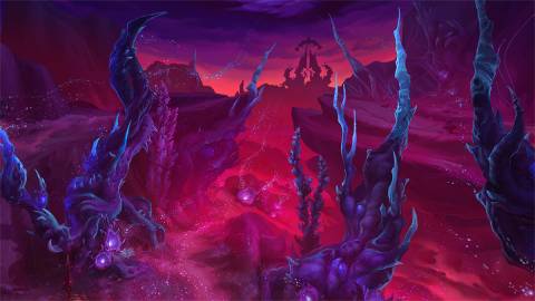 world of warcraft midnight voidstorm environment plants