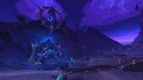world of warcraft midnight voidstorm environment voidspire buildings