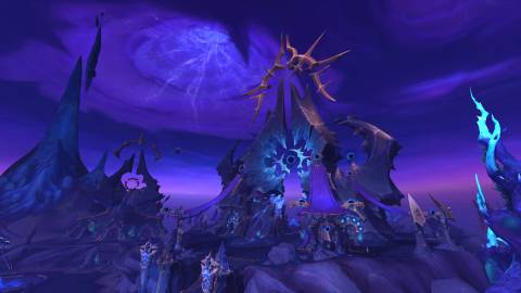 world of warcraft midnight voidstorm environment voidspire