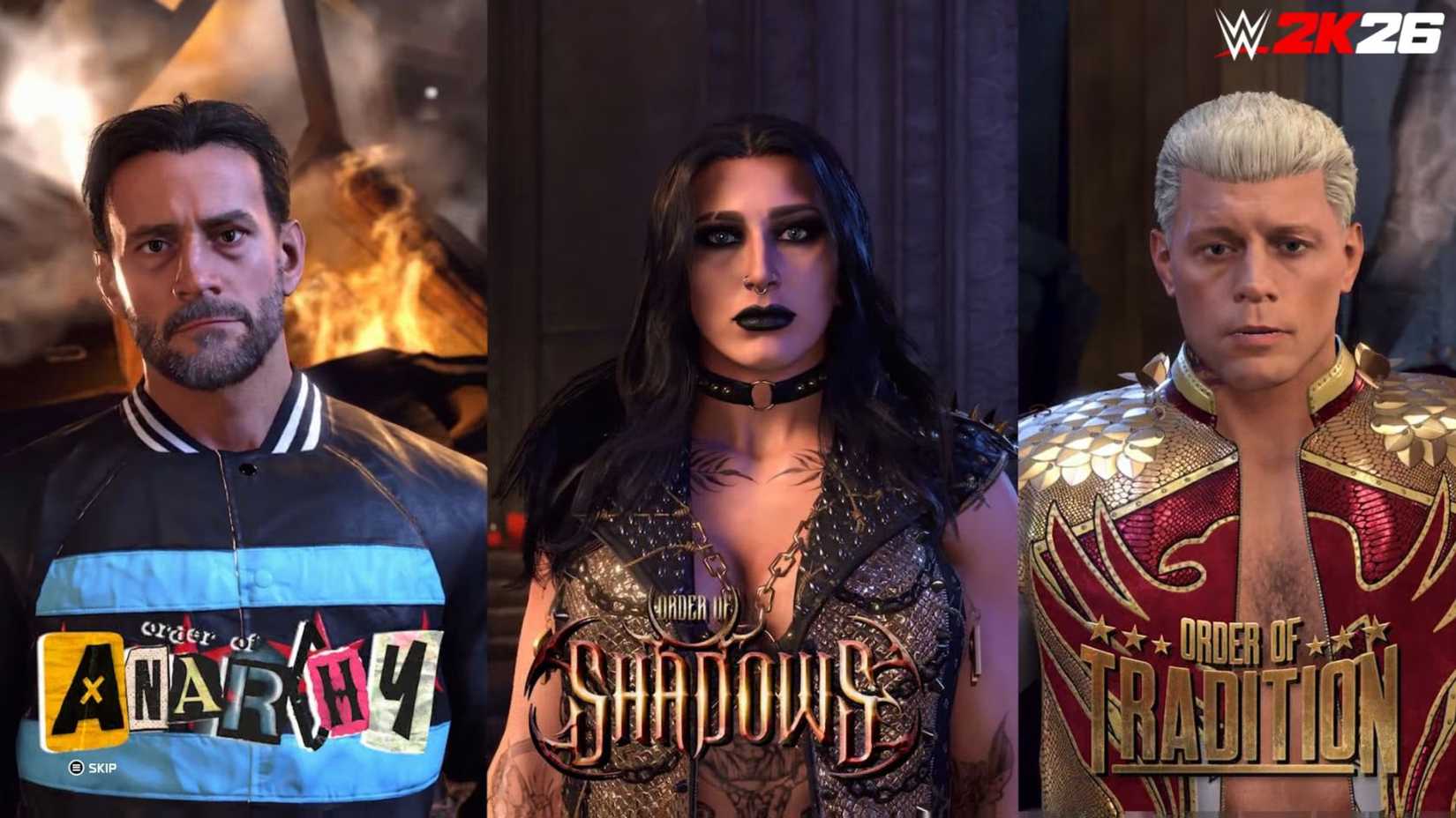 WWE 2K26 The Island faction leaders