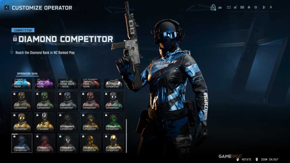 ​​​​​​​WZ Diamond Competitor (2x Skins) - Warzone Ranked Play - 2 
