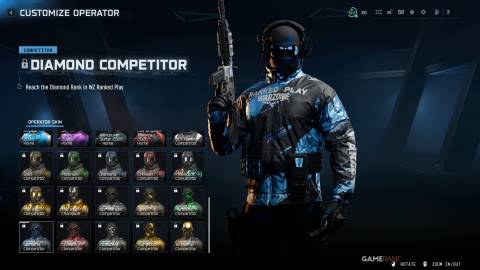 ​​​​​​​WZ Diamond Competitor (2x Skins) - Warzone Ranked Play