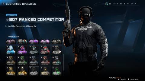 WZ Ranked Competitor (2x Skins) - Warzone Ranked Play