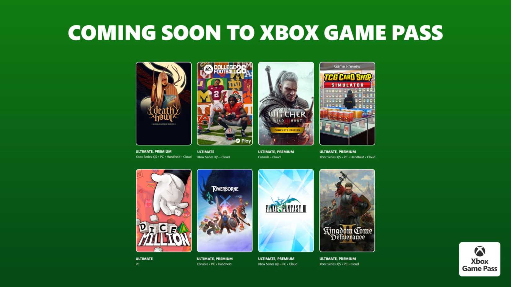 Xbox Game Pass February 2026 Wave 2