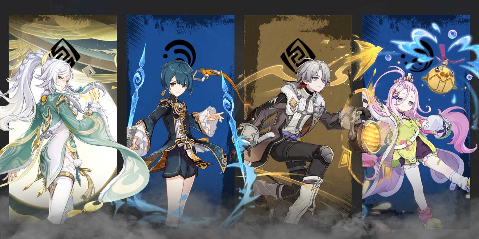 Xingqiu-Illuga-Aino-and Zibai Best Teams In Genshin Impact