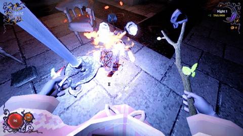 Lighting books on fire in YAPYAP