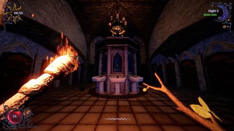 The bathroom in an enemy wizard's tower in YAPYAP