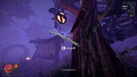 A branch that can be broken off of the tree at spawn in YAPYAP