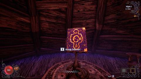 The Grimoire in the player's starting home in YAPYAP