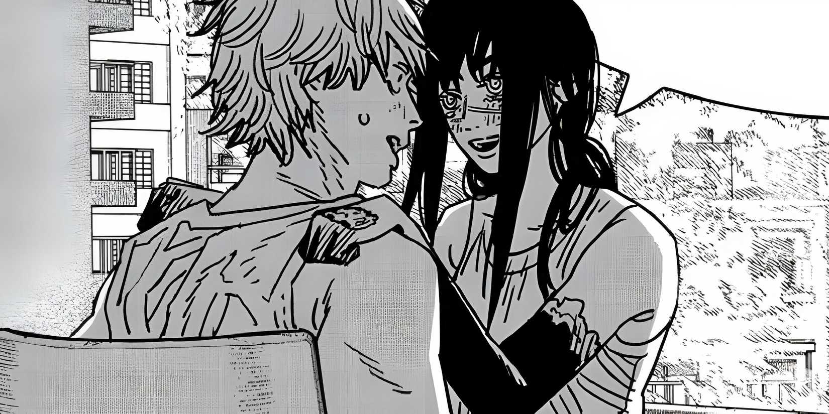 Yoru dan Denji di Chainsaw Man