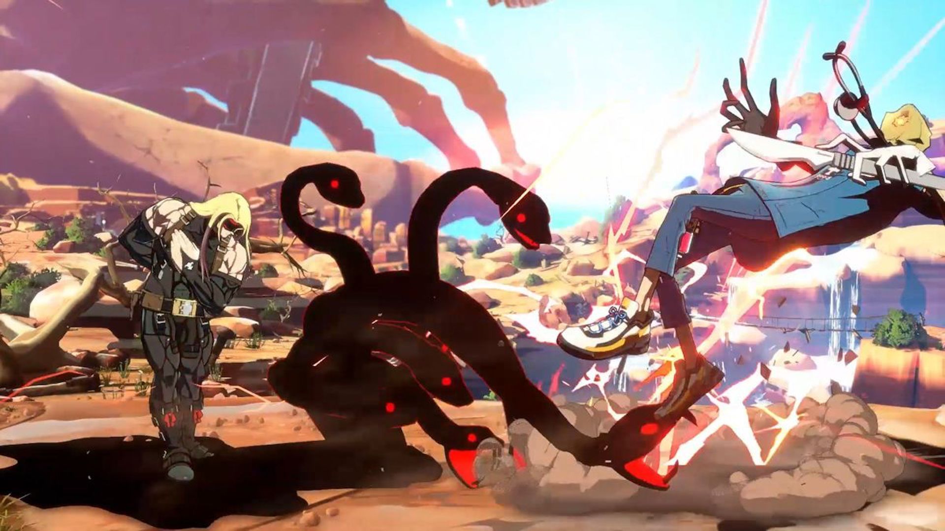 Zato vs Faust in Guilty Gear Strive (2021)
